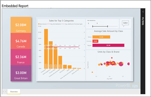Power BI Embedded report
